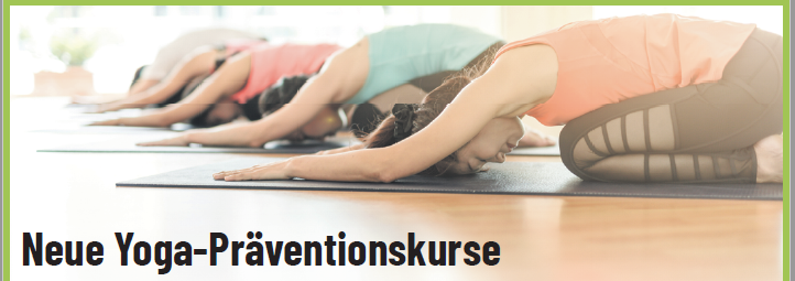 Yoga-Präventionskurse